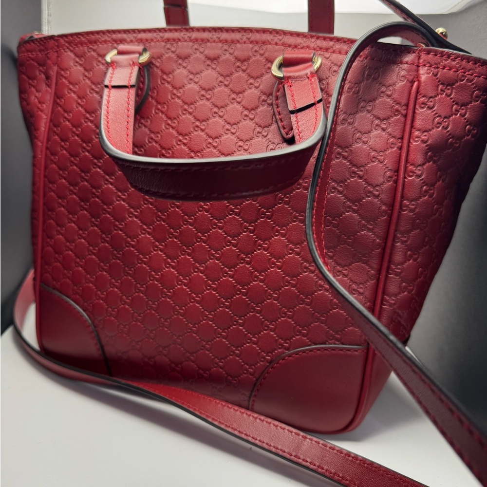 Gucci Red Quilted Shoulder Bag